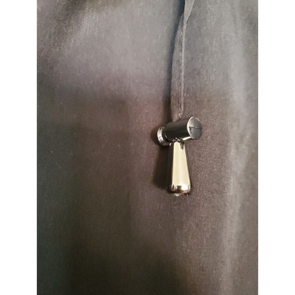 APPLESEED'S Women's Black Lined Hooded All Weather Raincoat Size Petite Small - Picture 6 of 8